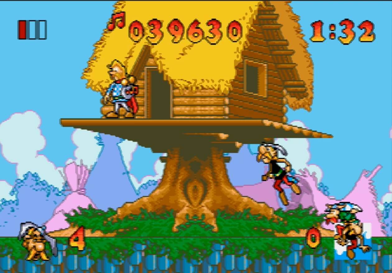 Asterix and the Great Rescue - геймплей игры Sega Mega Drive\Genesis